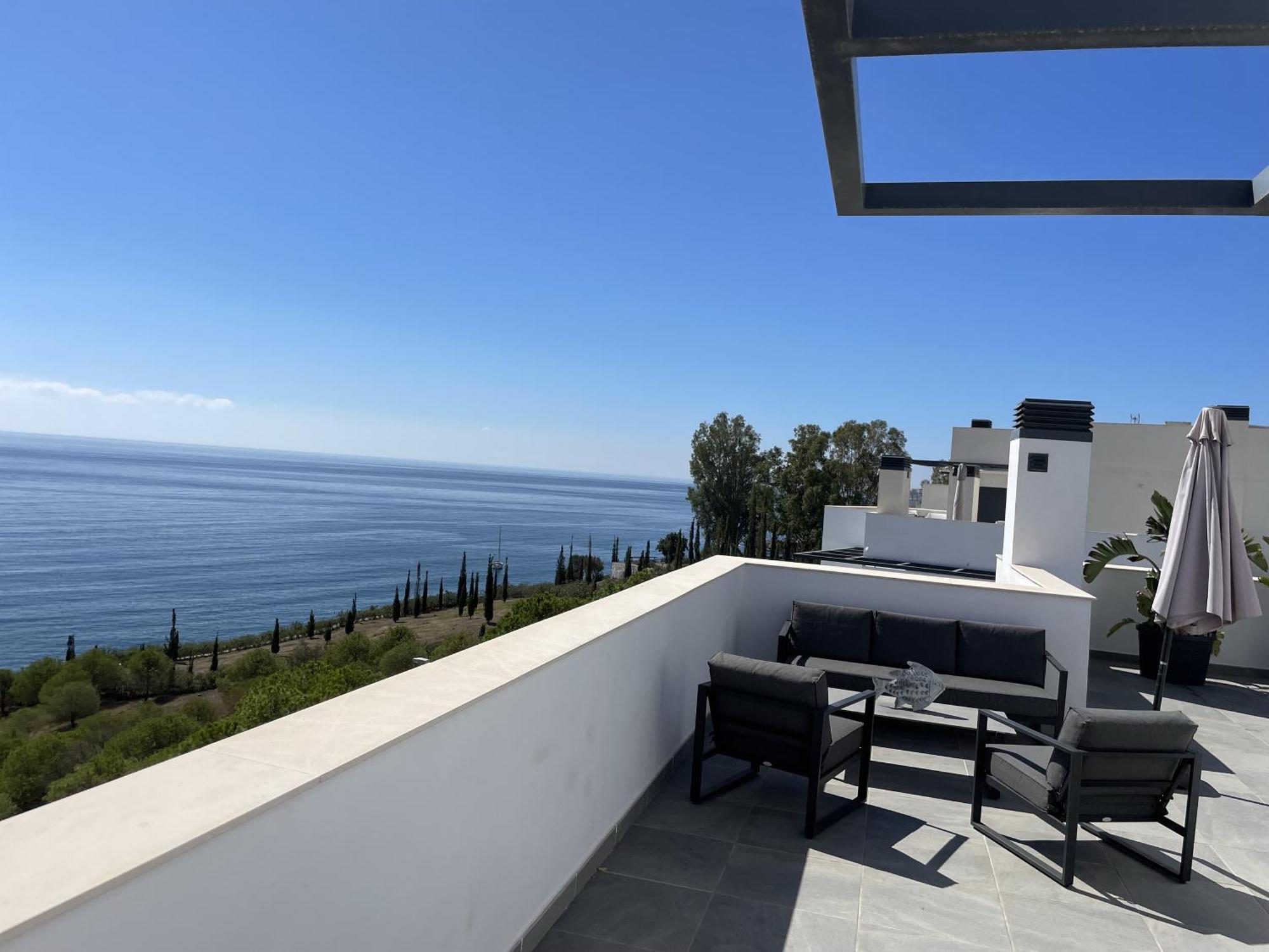 Sunny Penthouse Beach Apartment With Panoramic Views Almuñécar Esterno foto
